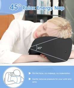 Travel Neck Pillow, Advanced Neck Support for International Flights, 3D Eye Masks, Ear Plugs and Storage Bag, Memory Foam U-Shaped Pillow for Travel, Sleep Rest, Trains, Road Trips - 4