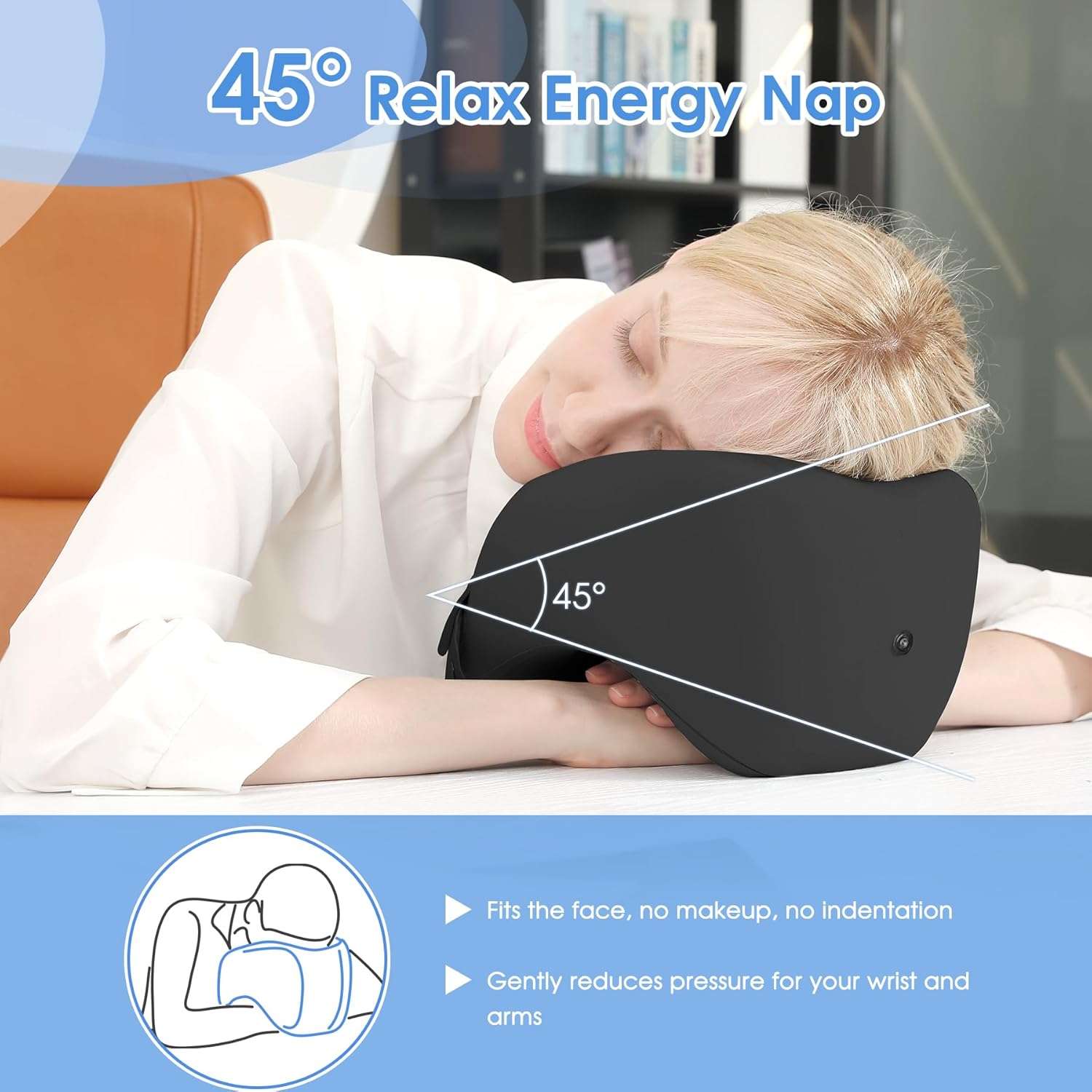 Travel Neck Pillow, Advanced Neck Support for International Flights, 3D Eye Masks, Ear Plugs and Storage Bag, Memory Foam U-Shaped Pillow for Travel, Sleep Rest, Trains, Road Trips - 4