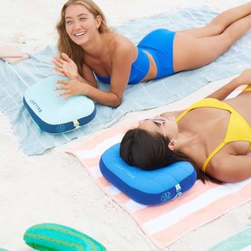 Ballast Beach Pillow – Comfy, Durable & Compact, Stays Put on Windy Beaches with Patented Sand Pouch, Inflatable Pillow for Beaches, Pools, Camping, Festivals and Travel - 3