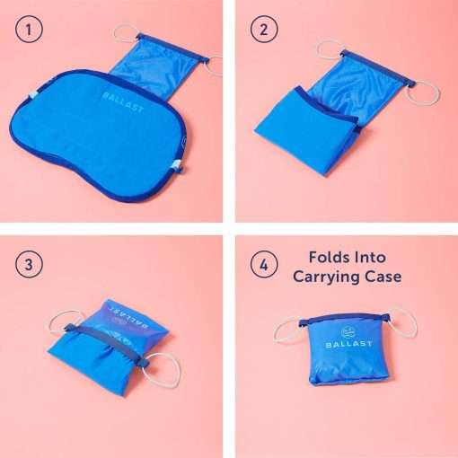 Ballast Beach Pillow – Comfy, Durable & Compact, Stays Put on Windy Beaches with Patented Sand Pouch, Inflatable Pillow for Beaches, Pools, Camping, Festivals and Travel - 6