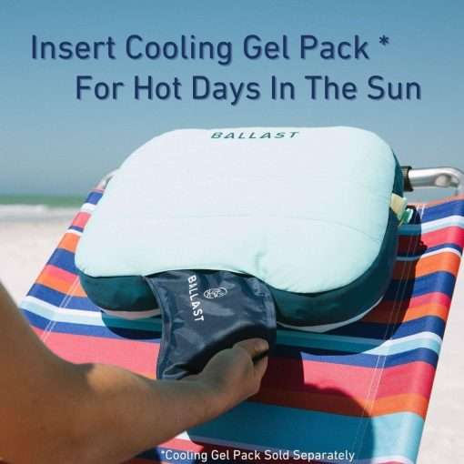 Ballast Beach Pillow – Comfy, Durable & Compact, Stays Put on Windy Beaches with Patented Sand Pouch, Inflatable Pillow for Beaches, Pools, Camping, Festivals and Travel - 7