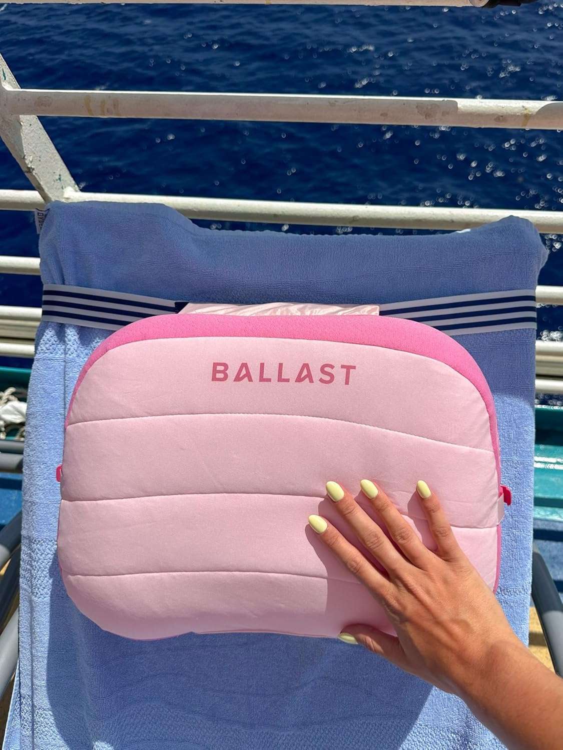 Ballast Beach Pillow – Comfy, Durable & Compact, Stays Put on Windy Beaches with Patented Sand Pouch, Inflatable Pillow for Beaches, Pools, Camping, Festivals and Travel - 8