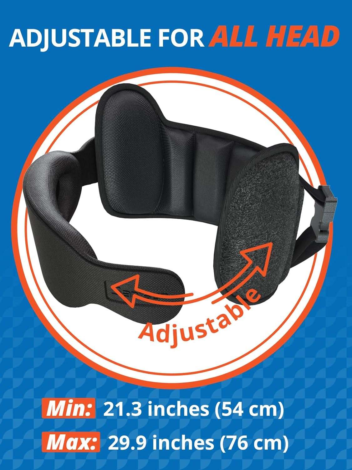 Upgraded Travel Pillow, U-Shaped Airplane Head Strap for All Heights, 360° Support, 3D Sleep Mask, 100% Light Blocking, Long Flights Essentials Headrest, Stop Bobblehead, Black - 5