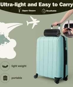 Vekkia Travel Pillow with Memory Foam, Portable and Compressible Camping Pillow with Washable Cover, Ergonomic Supportive for Sleeping, Ideal for Adults & Kids Travel, Hiking, Airplane, Car - 5