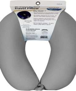 Cloudz Dual Comfort Microbead Airplane Travel Neck Pillow. Super Soft Cozy Plush Fabric on One Side, Cool Relaxing Spandex on The Other! - 2