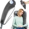 TRAVELREST All-in-One Neck & Body Pillow, Advanced Support Design, Travel Essential, Memory Foam Inserts, Inflatable, Airplane & Car Seat, Sleeping on Long Flight & Trips, Grey - 1