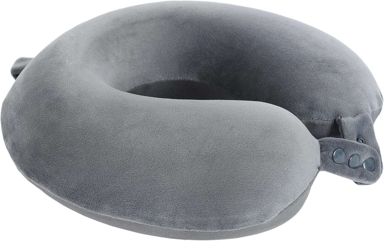 Travel Neck Pillow, Top Memory Foam Pillow for Head Support, Ideal for Airplanes, Cars, and Home Recliners, Adjustable and Soft - 3