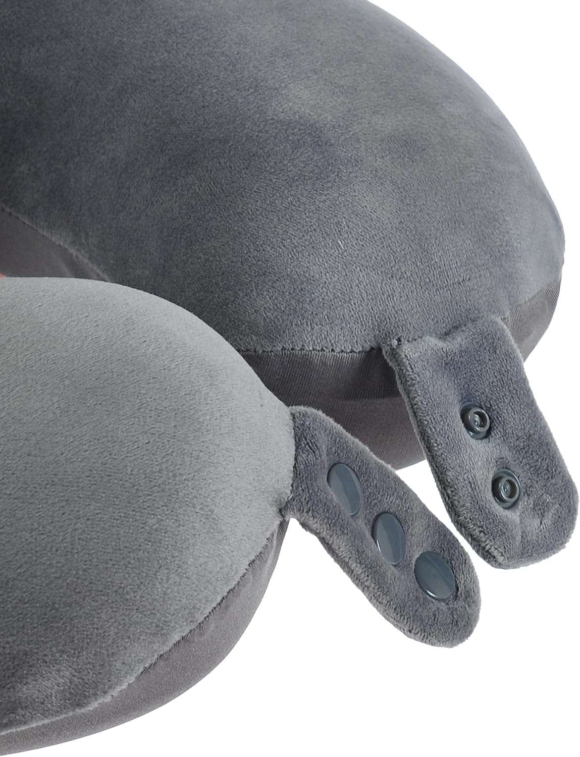 Travel Neck Pillow, Top Memory Foam Pillow for Head Support, Ideal for Airplanes, Cars, and Home Recliners, Adjustable and Soft - 5