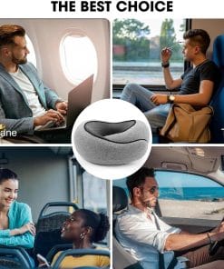 WEERSHUN Travel Pillows for Airplanes,2024 New Travel Pillow,Travel Neck Pillow Airplane Memory Foam Travel Pillow Neck Pillow for Traveling Suitable for Airplanes,Offices and Cars - 3