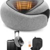 Travel Neck Pillow, Memory Foam Neck Support for Airplane, Car & Office, Breathable Portable Design with Eye Mask, Earplug Holder & Carry Bag, for Christmas & New Year - 1