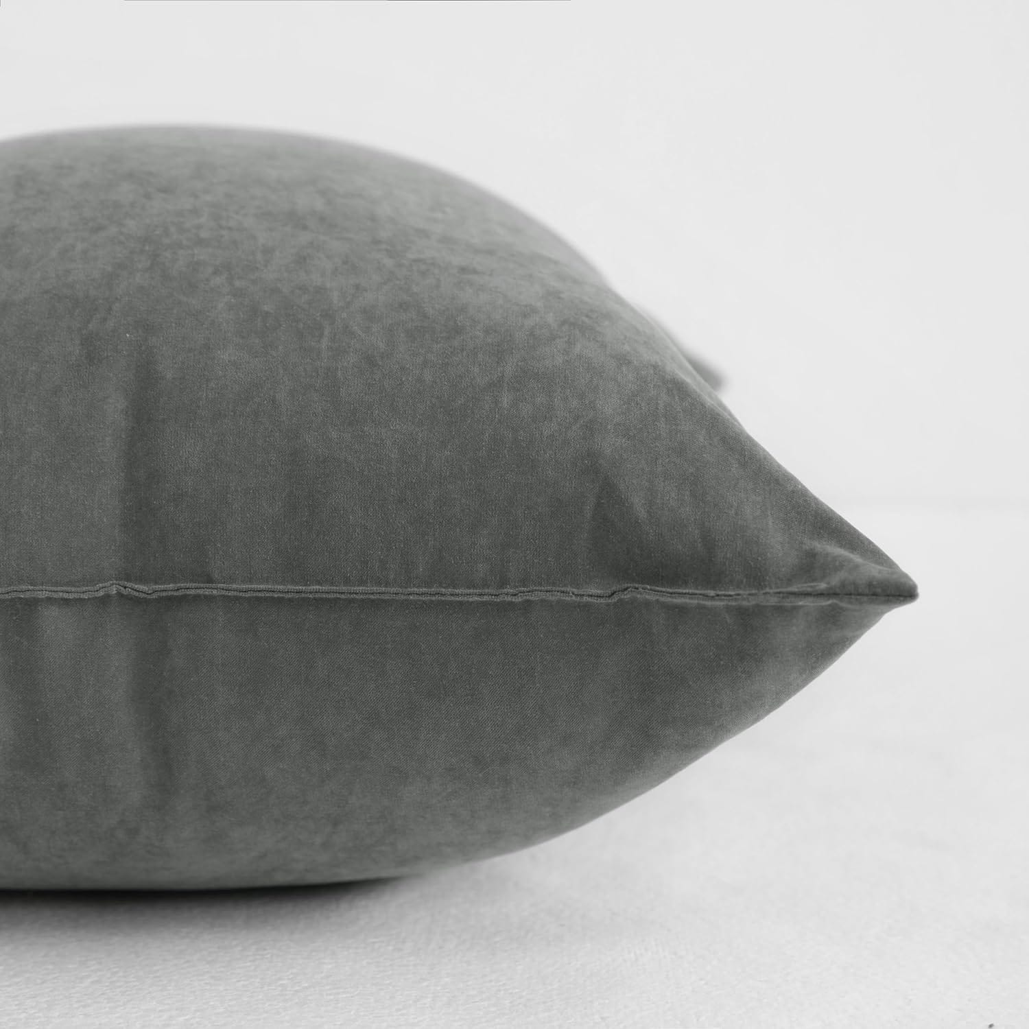 NTBAY Tiny Pillows, Down Alternative 7x11 Microfiber Mini Pillow for Travel, Pets, Soft Machine Washable Small Pillows for Neck, Wrist, Lumbar and Knee, Dark Grey - 3