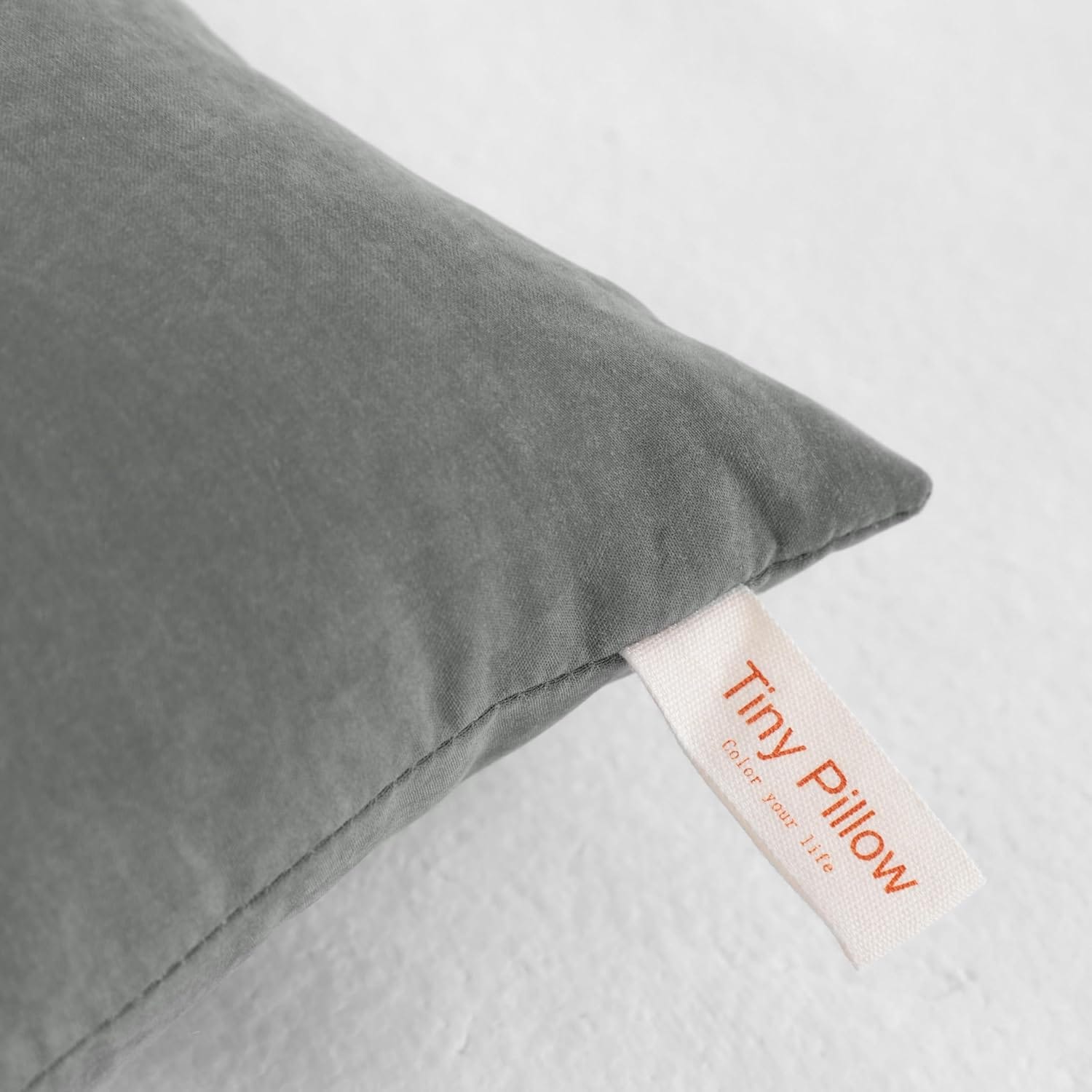 NTBAY Tiny Pillows, Down Alternative 7x11 Microfiber Mini Pillow for Travel, Pets, Soft Machine Washable Small Pillows for Neck, Wrist, Lumbar and Knee, Dark Grey - 4