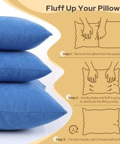 Small Travel Pillows - 2 Pack, 7x11 Mini Neck Pillow for Airplane & Long Flight, Machine Washable Headrest for Nap & Sleeping, Portable Soft Tiny Cushion for Lumbar, Knee, Ankle - 8