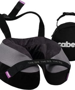 Cabeau Travel Neck Pillows for Airplanes – The Neck’s Evolution, TNE S3 – Supportive Memory Foam Design for Long Haul Flights – Attachable Seat Straps and 360° Support - 1