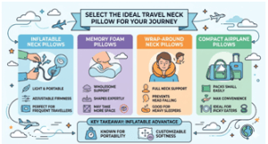 Neck Support Pillows for Airplane Travel Comfort