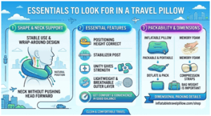 Travel Pillow for Neck Support