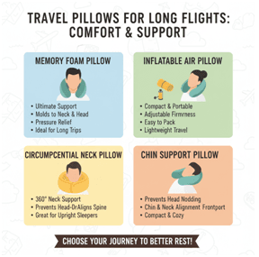 Travel Pillows for Long Haul Flights