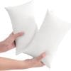NTBAY Tiny Pillows, Down Alternative 7x11 Microfiber Mini Pillow for Travel, Pets, Soft Machine Washable Small Pillows for Neck, Wrist, Lumbar and Knee, White - 1