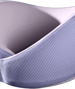 Skechers Women's Memory Foam Neck Pillow, Comfortable & Breathable Travel Pillow,Neck Pillow Airplane for Travel, Car Rides, Home, and Office Use, Ergonomic Design for Men and Women,Purple - 1