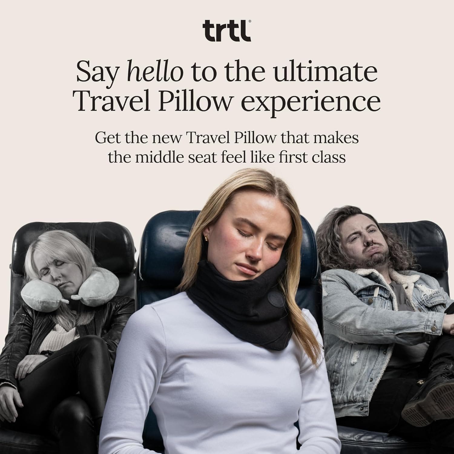 trtl Travel Pillow 2.0 – Scientifically Proven Super Soft Travel Pillow with Premium Head & Neck Support – for Airplane Travel – Machine Washable – Lightweight & Compact – Jet Black - Image 2
