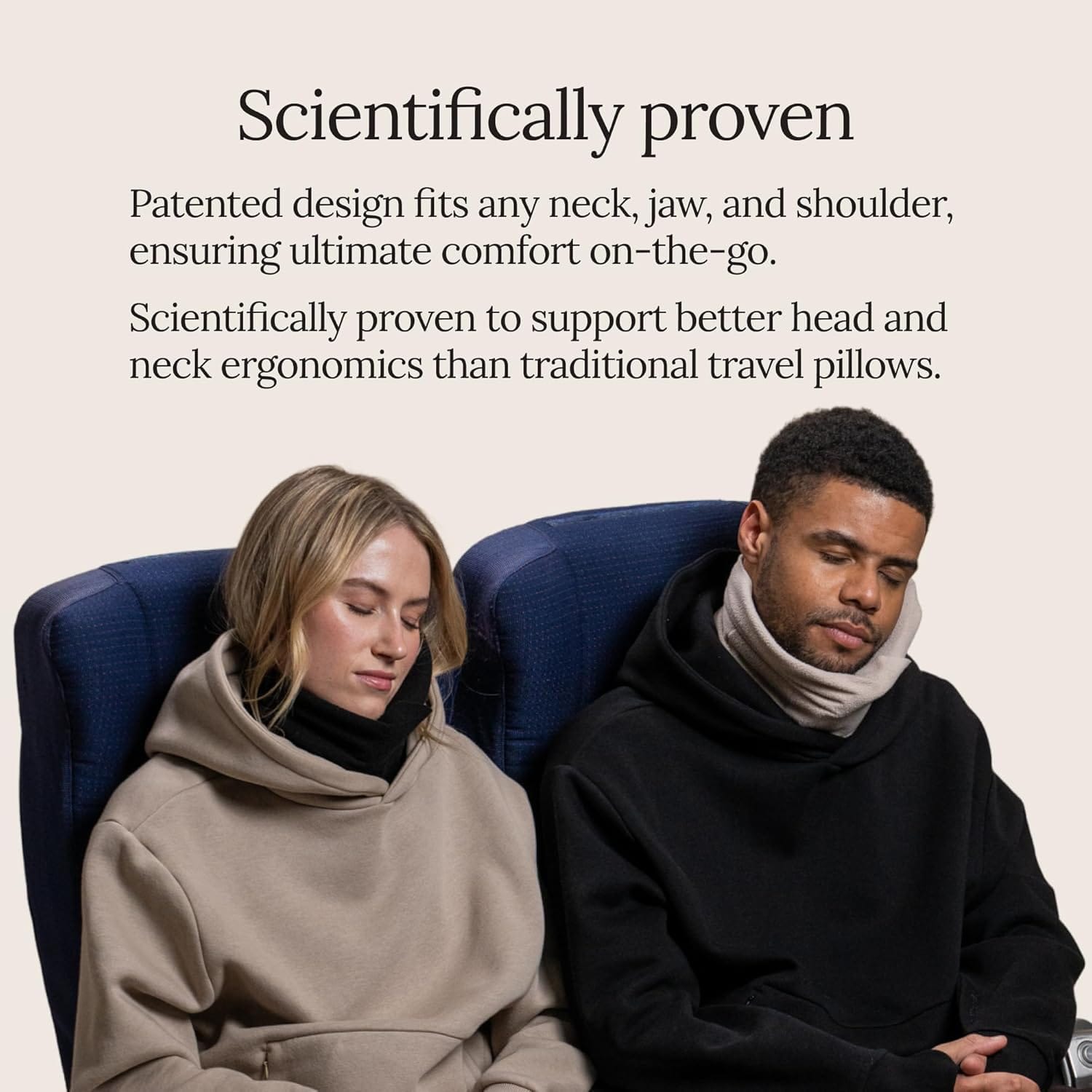 trtl Travel Pillow 2.0 – Scientifically Proven Super Soft Travel Pillow with Premium Head & Neck Support – for Airplane Travel – Machine Washable – Lightweight & Compact – Jet Black - Image 9