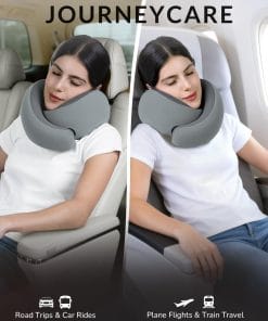 Alternative view of Neck Travel Pillow - Memory Foam Travel Pillow for Airplane, Washable Comfortable Breathable Cover, 360 Degree Support Ergonomic Design Best for Travel, Flight, Train, Car, Sleeping