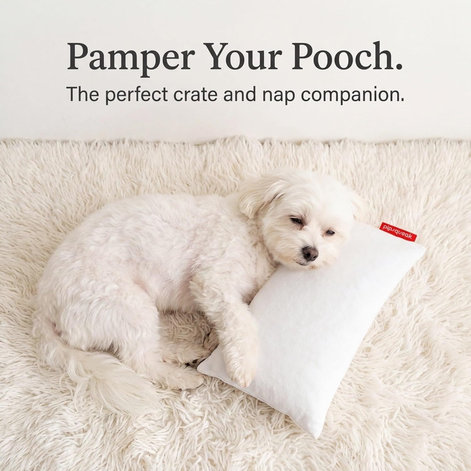 Pipsqueak Microfiber Pillow - Small, Mini, Tiny - 11 x 7 in - Perfect for Travel, Cars, Airplanes, Camping, Dogs, Toddlers, Kids, Lumbar, Knees and Neck - Ages 2 Yrs and Up - Image 4
