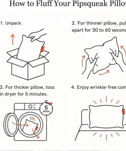 Alternative view of Pipsqueak Microfiber Pillow - Small, Mini, Tiny - 11 x 7 in - Perfect for Travel, Cars, Airplanes, Camping, Dogs, Toddlers, Kids, Lumbar, Knees and Neck - Ages 2 Yrs and Up