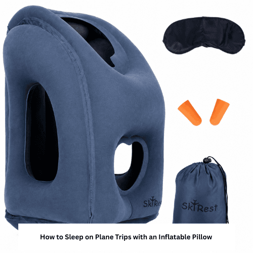 How to Sleep on Plane Trips with an Inflatable Pillow