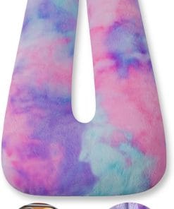 FHSGGP Travel Pillow Car Pillow Kid Car Sleeping Colorful Purple - 1