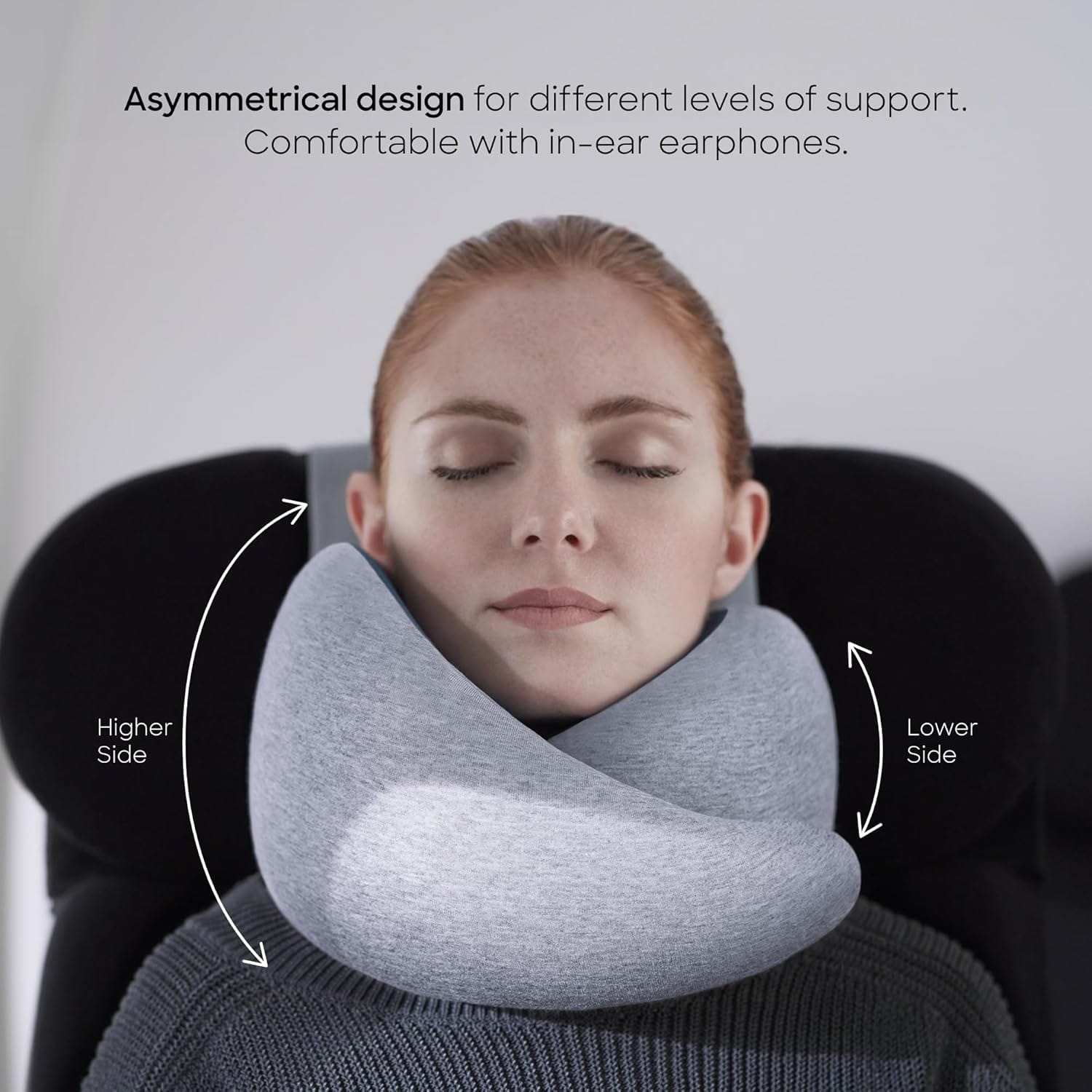 Ostrichpillow GO Travel Pillow, 360° Memory Foam Support, Soft & Washable - Image 7