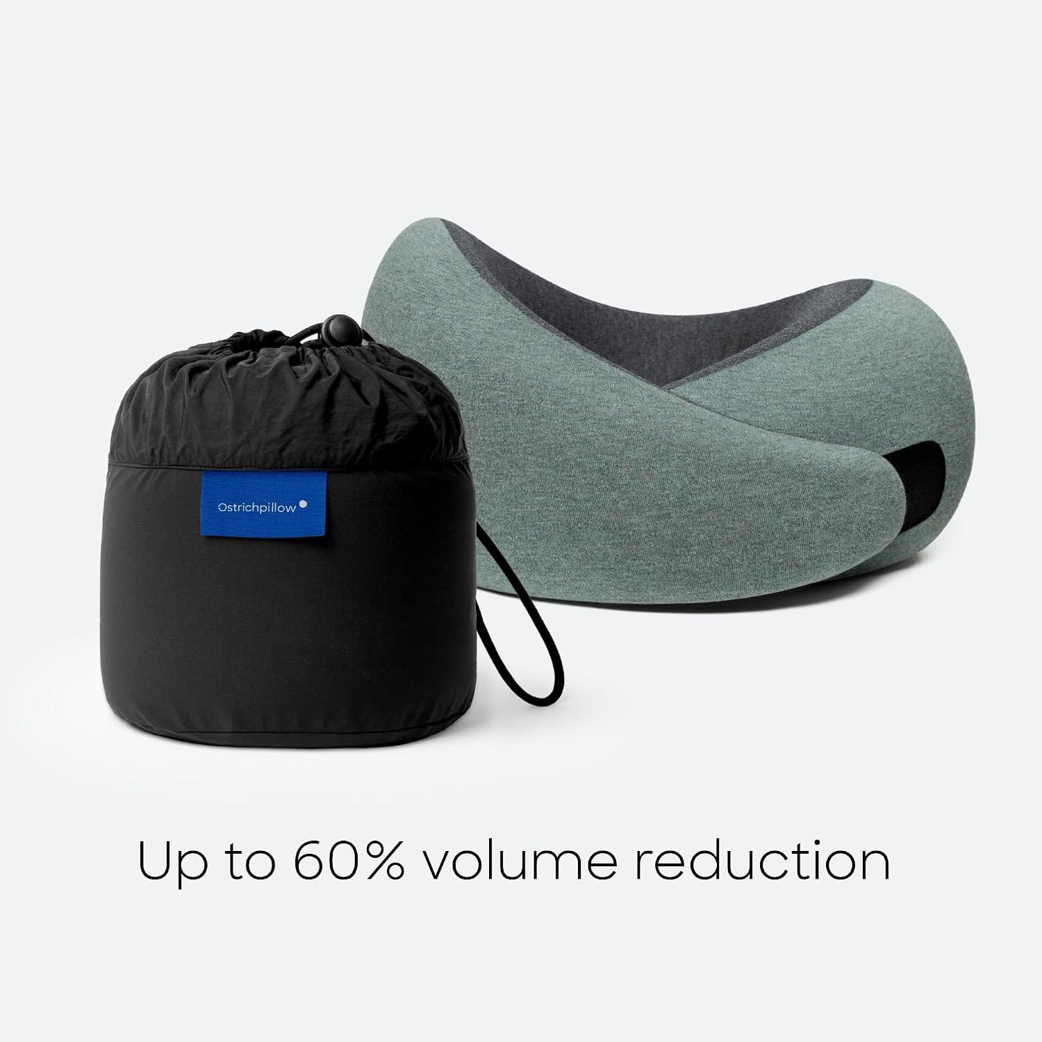Ostrichpillow GO Travel Pillow, 360° Memory Foam Support, Soft & Washable - Image 2