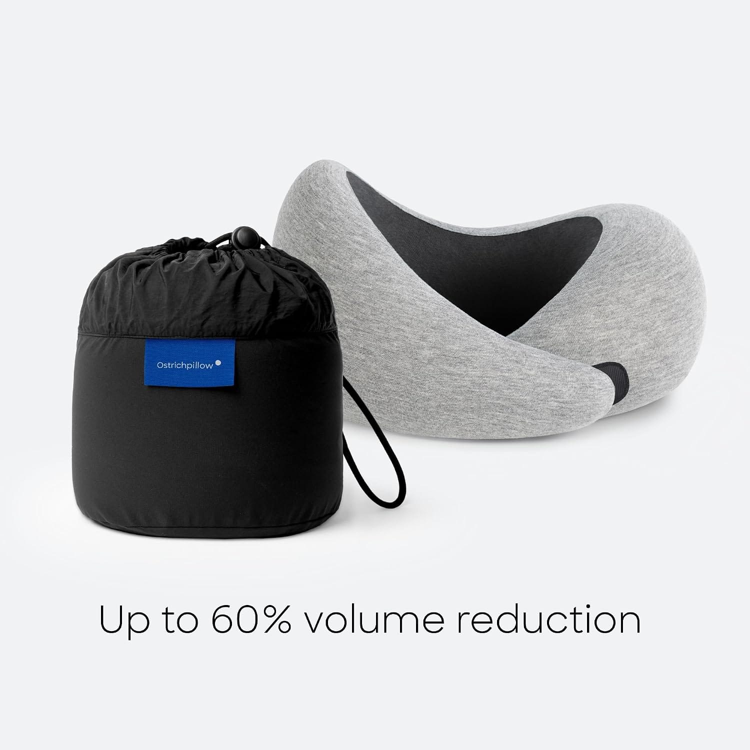Ostrichpillow GO Travel Pillow, 360° Memory Foam Support, Soft & Washable - Image 2