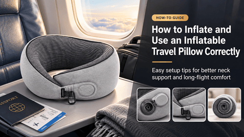 How to Inflate and Use an Inflatable Travel Pillow Correctly