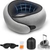 Purroch G-Shape Memory Foam Travel Pillow, Neck Pillow - 1