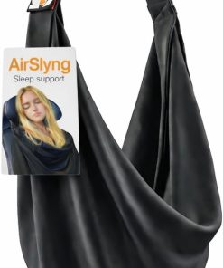 The Slyng-Premium Travel Blanket System – Airplane Sleep Support, Blanket Body Sling for Deep Sleep | Ultra-Soft, Breathable, Compact Carry-On Travel Essential for Long Flights and Car Road Trips