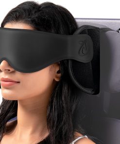 Travel Pillow, Airplane Neck Pillow with 3D Eye Mask for Sleeping